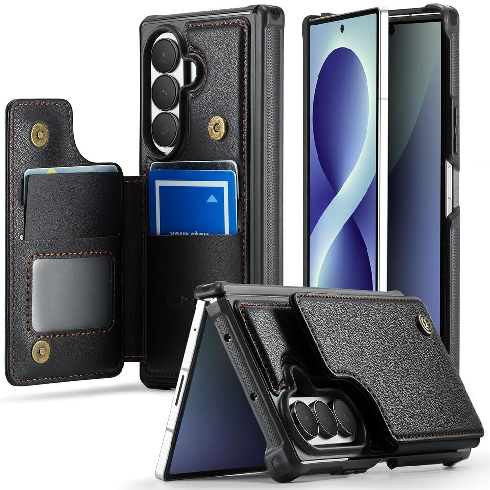 Samsung Galaxy Z Fold 8 Ultra Wallet Case - Black, 20E-207PH008